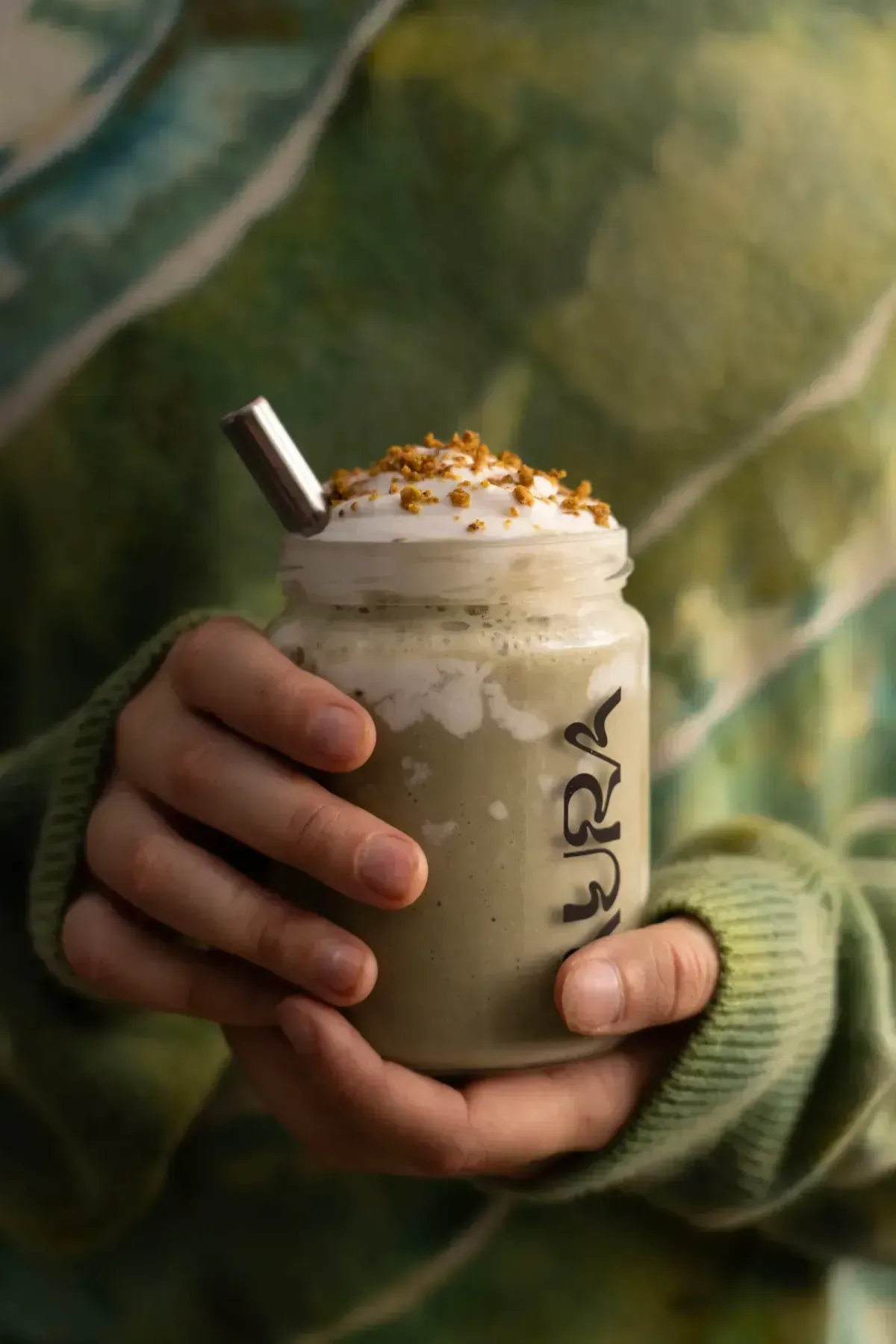 JOY adaptogen smoothie at Aura Wellness Bar, Lisbon